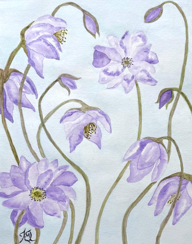Painting watercolor 11x14 - painting,